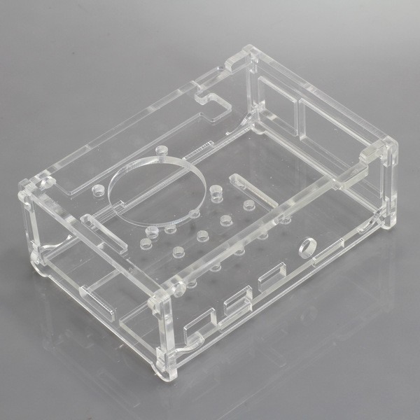 Raspberry Pi 4 Gehäuse Acryl transparent