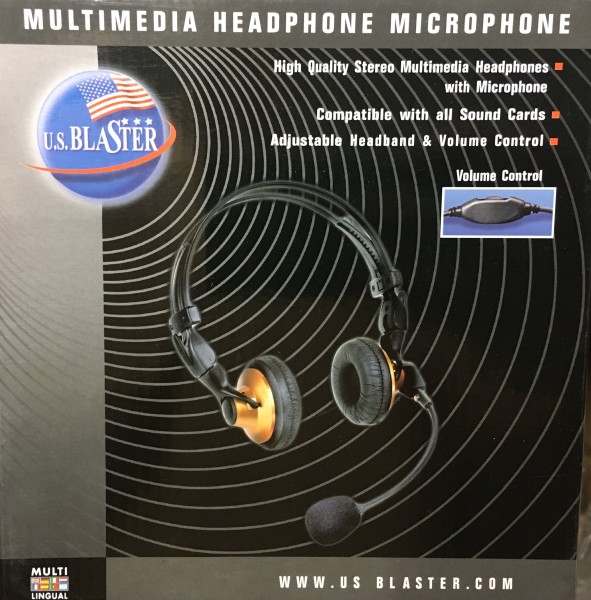 Stereo Headset mit Microphone 3,5mm Stecker US Blaster 370