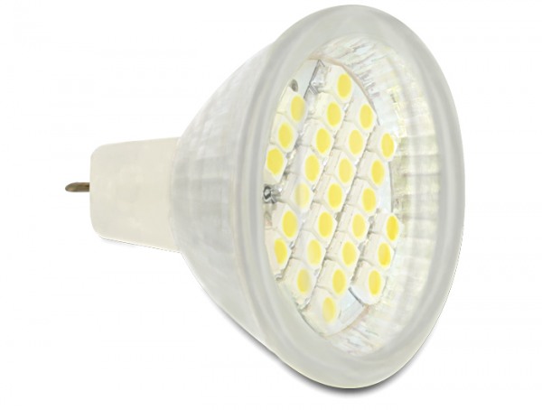 MR11 LED Leuchtmittel 2,0 W warmweiß 27 x SMD Glasabdeckung