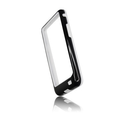 Bumper black white f. Samsung Galaxy S2 i9100