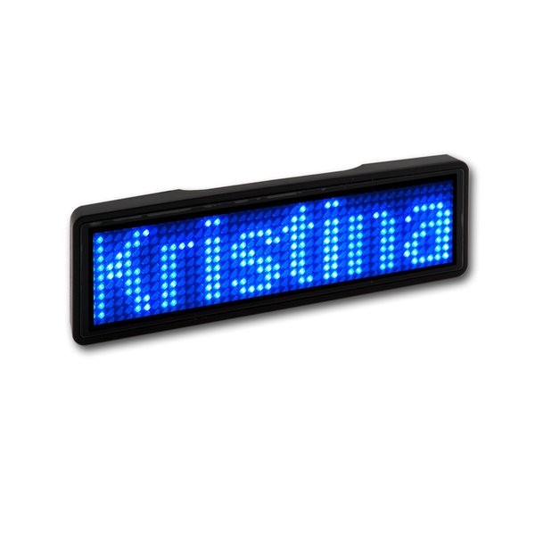 USB programmierbares LED Display BLAU Laufschriften LED-Schild Laufschrift gadget Werbung