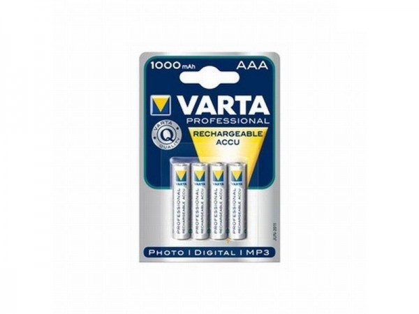 4x Varta Professional Akkus 1000mAh für Gigaset A600A TRIO