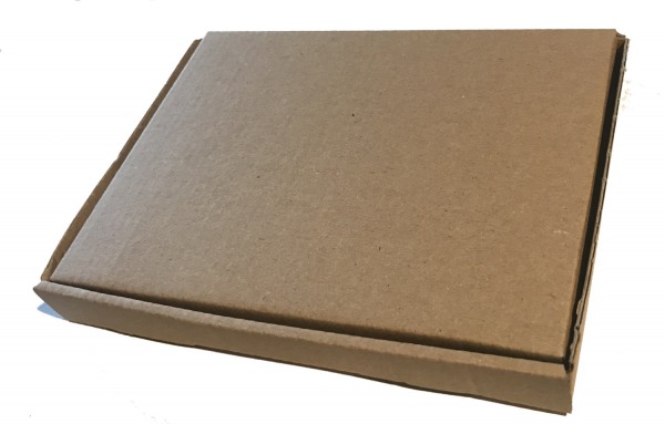 Grossbrief-Karton 165 x 125 x 20 mm (DIN A6 - Braun)