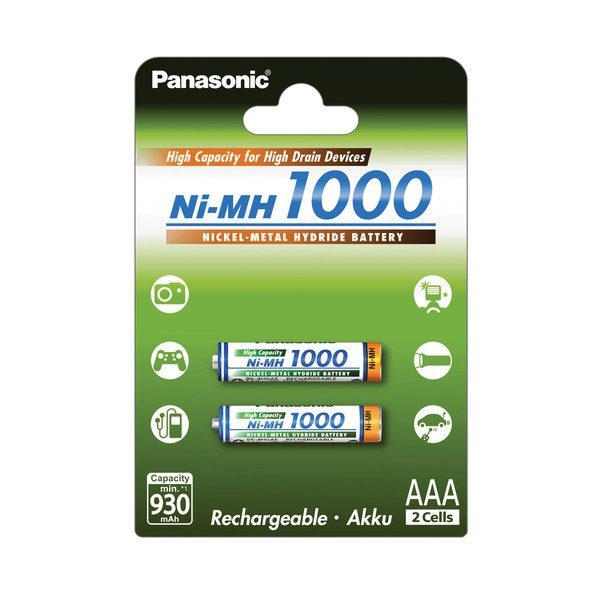 Akku Set Panasonic 1000mAh f. Audioline BigTel 200
