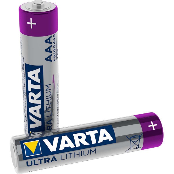 2x Varta Lithium-Batterie f. Teldat Elmeg D131